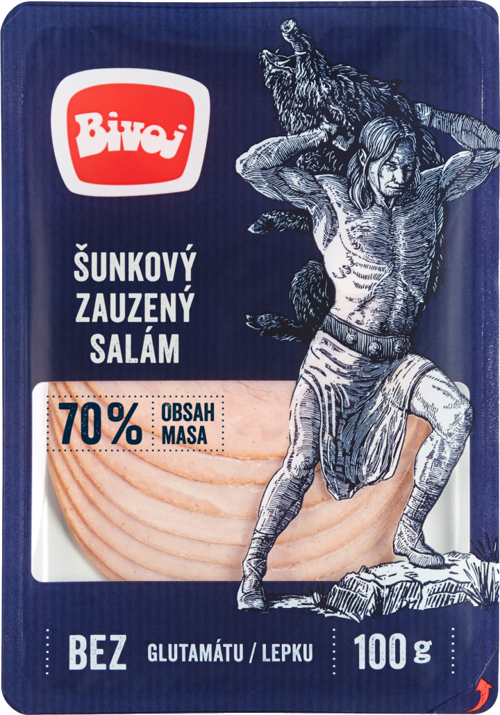 Šunkový zauzený salám 100 g